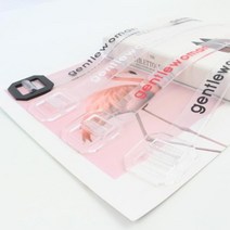 mh_레터링 투명 PVC 여성용 캐주얼 벨트 4종