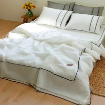 여름 이불 세트 뱀부 시어서커 냉감 호텔식 신혼 침구세트 브린