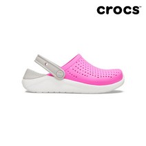 크록스 [크록스] 아동 라이트라이드 클로그 핑크 205964-6QR (성인착용가능)