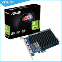 데스크탑 CPU 그래픽카드 Asus GT7304HSL2GD5 GeForceGT 730 2GB GDDR5 PCI Express 20 148x105x18mm 그래픽 비디오 카드, CHINA_GT730-4H-SL-2GD5, 01 GT730-4H-SL-2GD5