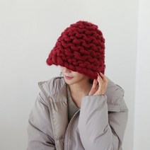 루피망고 버킷햇 겨울모자 데일리 자이언트얀모자