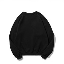 스트릿웨어 남성 후드 스웻셔츠 레터 프린트 트레이닝복 힙합 풀오버 여성 상의, L (Bust 106cm), Black_2
