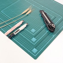 녹색 커팅매트 A2 A3 A4 데스크 책상보호 커터칼 칼라 칼받침 재단판 커팅패드 고무판
