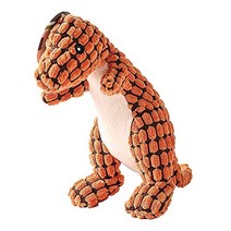 TIKSON 강아지 장난감 봉제 동물 플러시 스퀴킹 애완동물 강아지용 오렌지 공룡, Orange Dinosaur_Orange Dinosau