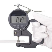 점도계G5AB 두께 측정기 미터 디지털 게이지 0.4 인치/10mm 0.0005 "/0.01mm, 한개옵션0