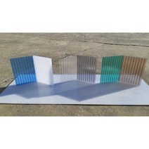 렉산 복층판 (아키라이트) 10T 투명 그린 블루 브라운 유백 스모그 절단 폭 1M * 길이 1M 2M 2.5M, 10T 유백, 1.000 * 2.500