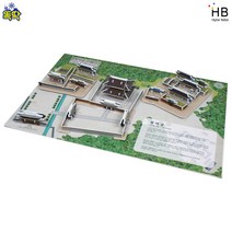 3D 종이 입체퍼즐 창덕궁 건축물 모형 만들기 공예, 단일옵션