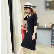 [KT알파쇼핑]글라딘 7부소매 미디원피스 SD-200438