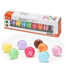 원목 마카롱 만들기 놀이 조립완구 소꿉 놀이 디저트 주방놀이세트 원목주방놀이 감각통합교구 소꿉놀이장난감