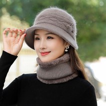 그린코코 엘레강스 겨울 여성모자 니트모자