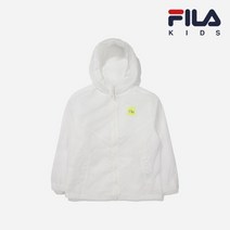 [휠라 슈즈] [공식] 휠라 키즈 헤리티지 컬러 바람막이 WHITE