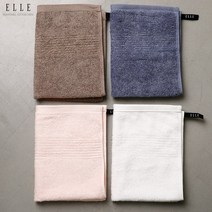 주방 타올 고리 수건 세트, 엘르 주방타올, 블루 2장+2장