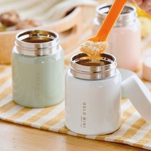 오슬로 미니 보온죽통 이유식 보온밥통 220ml 5색상, 블루