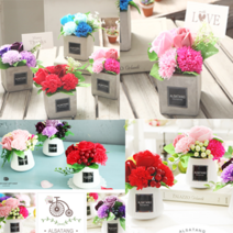 컨셉브루 [1+1] 특이한 비누 꽃화분, 감사(핑크+바이올렛)