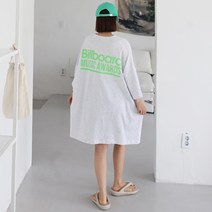 애플망고샵 빅사이즈 빌보드 롱빅박스티 오버핏 루즈핏 캐주얼 여름 롱박스티셔츠