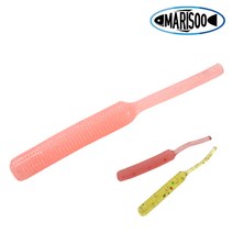 아징스틱 볼락웜 아징 전갱이 풀치 우럭 송어 웜 루어낚시 국내산 핸드메이드 10개입, 레드펄