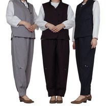 단아한의 여성 생활한복 삼각조끼세트