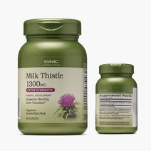 GNC 밀크씨슬 1300mg 60캡슐, 기본, 1개, 60정 × 1개