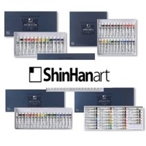 신한 전문가 수채화물감 워터칼라 12색 18색 20색 24색 30색 세트, 샤미 10mlx18색