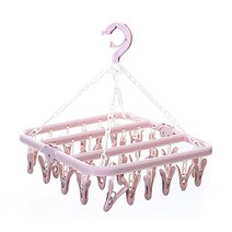 대용량 빨래집게 양말 건조 걸이 잘마르는 접이식 양말건조대, 양말건조32P다크민트, 1P