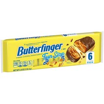 Butterfinger 약간작은 사이즈 바 6 팩 트레이 3.9 온스, 상세설명참조