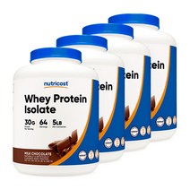 웨이 프로틴 아이솔레이트 5lb 밀크 초코맛 4병, 단품, 단품