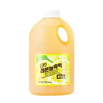 흥국에프앤비 레몬 농축액 플러스 1.5L, 스위트컵 농축액 펌프, 선택안함