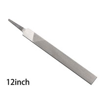 견고한 Flat File Steel Tooth Trimming Wood Woodworking Carpenter Deburring Grinding Hand Tool Metal, 03 12inch