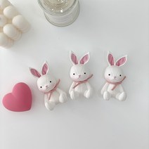 귀여운 가죽 토끼 인형 차량용 석고방향제 디퓨저, 레몬