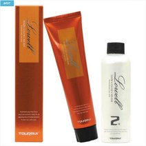 뚜라비 로웰 칼라 염모제 (염색약150g+산화제150ml) 흰머리염색 새치멋내기 밝은염색 미용실용, 4.0 진한갈색, 1세트