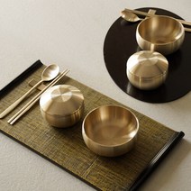 [놋담] 방짜유기 유기그릇 달 옥식기 2인 보자기 선물포장, 색상:보자기 선물포장, 상세 설명 참조