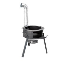 개인 미니 화로 원형 화목난로 화로대 화덕 만들기, A