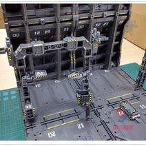 디오라마 격납고 베이스 시스템 케이지 건담 CG, J