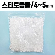 3개묶음 폼폼 발포입자 4-5mm 1봉 스티로폼 슬라임재료 어린이날, 1~2mm(약24g), 본상품선택