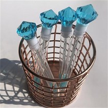 속눈썹고데기 속눈썹 히팅 뷰러 고데기 드라이기 5pcs 아크릴 다이아몬드 큰 다이아몬드 래쉬 브러쉬 일회, 한개옵션1, 03 5pcs Lake blue