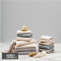 [모던하우스 창원점]프리미엄 터치 텐셀혼방 세면타월 40X80cm 네추럴