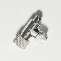 니들밸브 WYIN CO2 미세 조절 밸브(4/6mm용) 수초 이탄, B.싱글 헤드 라운드 미세 조정