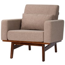 KTA S850 라운지소파 1인 뉴브라운, 단품