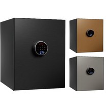 직접설치배송 디프로매트 가정용 개인 지문인식 강력보안 내화 디자인금고 BY500, 2층이상(엘리베이터O), 메탈릭실버