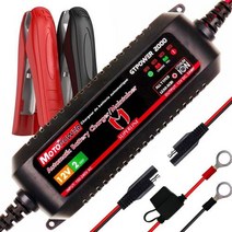 오토바이배터리 자동차 충전 자동복원기 MOTOPOWER 2amp 자동 스마트 12V 배터리 충전기 납산 및 리튬 이온 오토바이 보트 용, Australian Plug