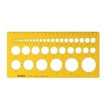 템플레이트 도형자 제도용자 원형정규 KORING 템플렛 템플렛K-101F, 상세페이지 참조, 상세페이지 참조, 상세페이지 참조