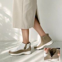 라폼슈 스쿠 방한 기모 패딩부츠 (4cm)