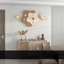 꽃 장식 아이디어 절종 거실 현관클럭은 벽 현대 심플한 예술 시계가 가정용