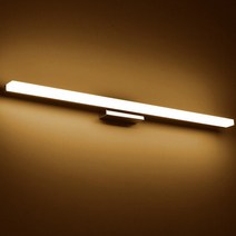 광확산 아크릴 얇은 조명용 쫄대 LED 거울 빛 ACV 벽 램프 욕실 조명, [04] W cm, [01] Warm White K, 1개