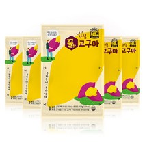 [바로드숑]해동없이 바로먹는 실온 보관 꿀고구마or단호박 2종 5팩 골라담기 / 실온보관 6개월 특허, 꿀고구마(통) 5팩