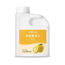 흥국에프앤비 맘스리얼베이스 유자 1kg, 아이스박스포장