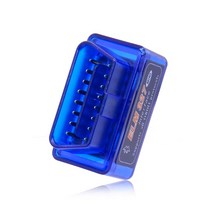 최신 버전 슈퍼 미니 elm327 블루투스 v2.1 obd2 mini elm 327 자동차 진단 스캐너 도구 odb2 obdii 프로토콜, 푸른