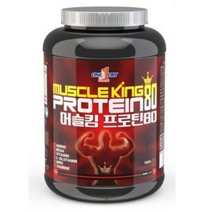 원데이뉴트리션 머슬킹 80 프로틴 헬스 보충제, 2kg, 5개