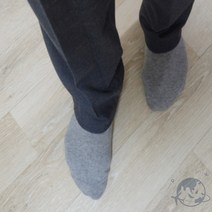 VEDANA 남성용 정장양말 그레이 정장양말