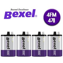 벡셀 친환경 건전지 4R25 4FM 망간 6V 배터리 X 4개 / 랜턴용 라이트 후레쉬